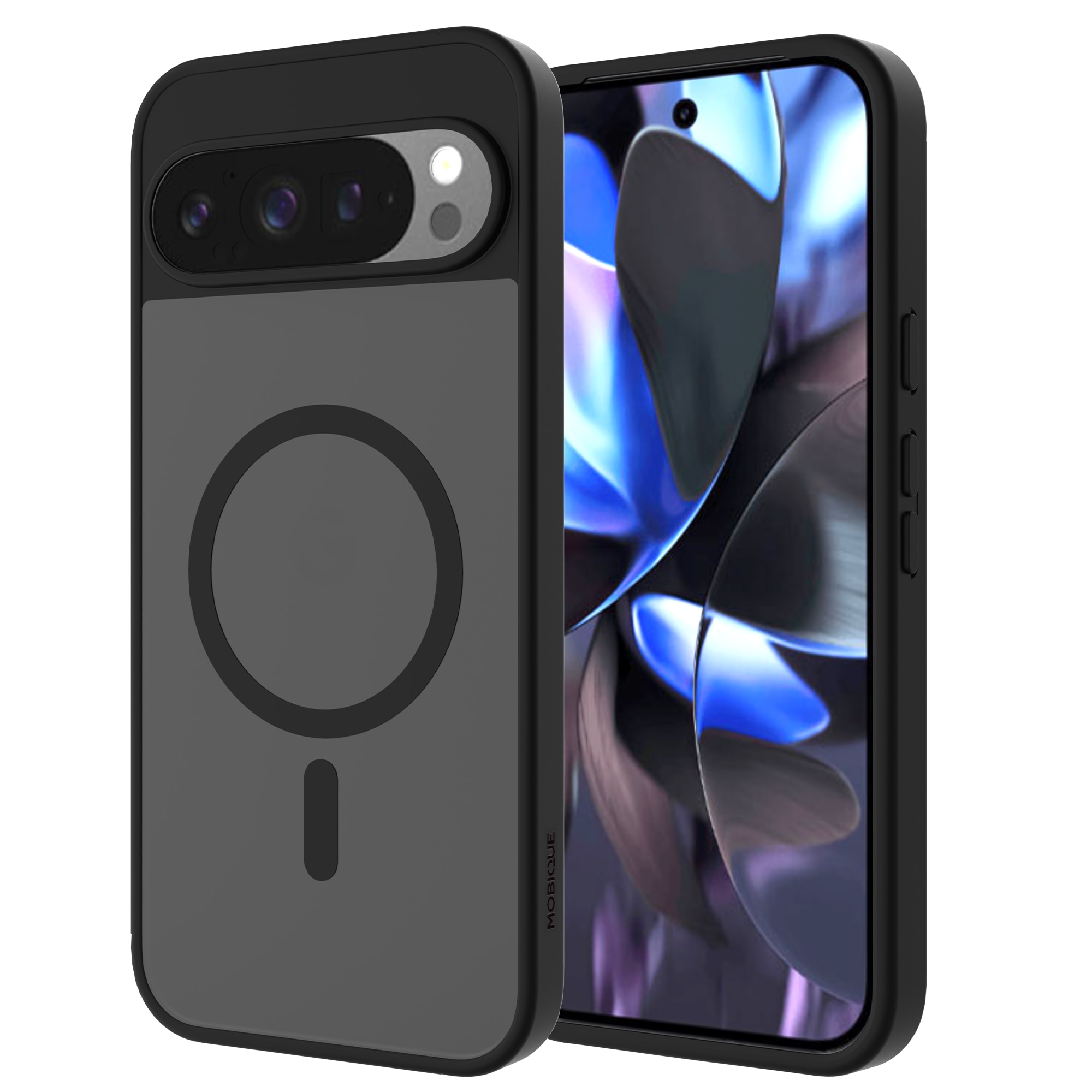 Magnetic Hybrid Deksel Google Pixel 9 Pro XL Frosted Black