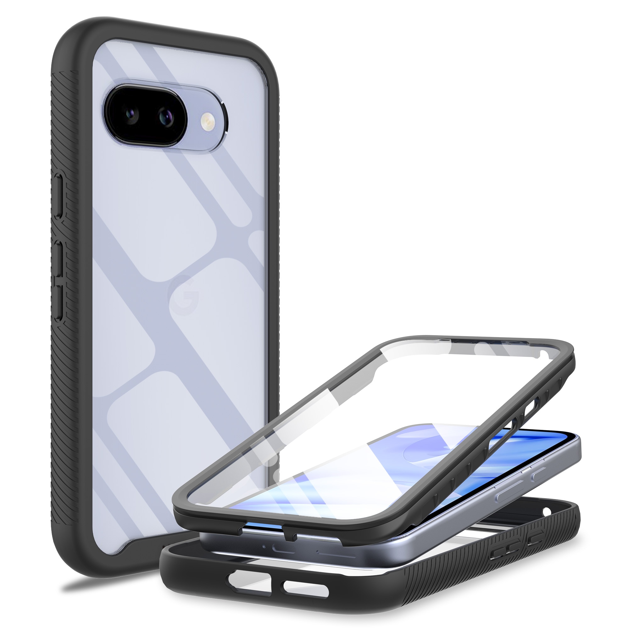 Full Protection Case Google Pixel 9a Svart