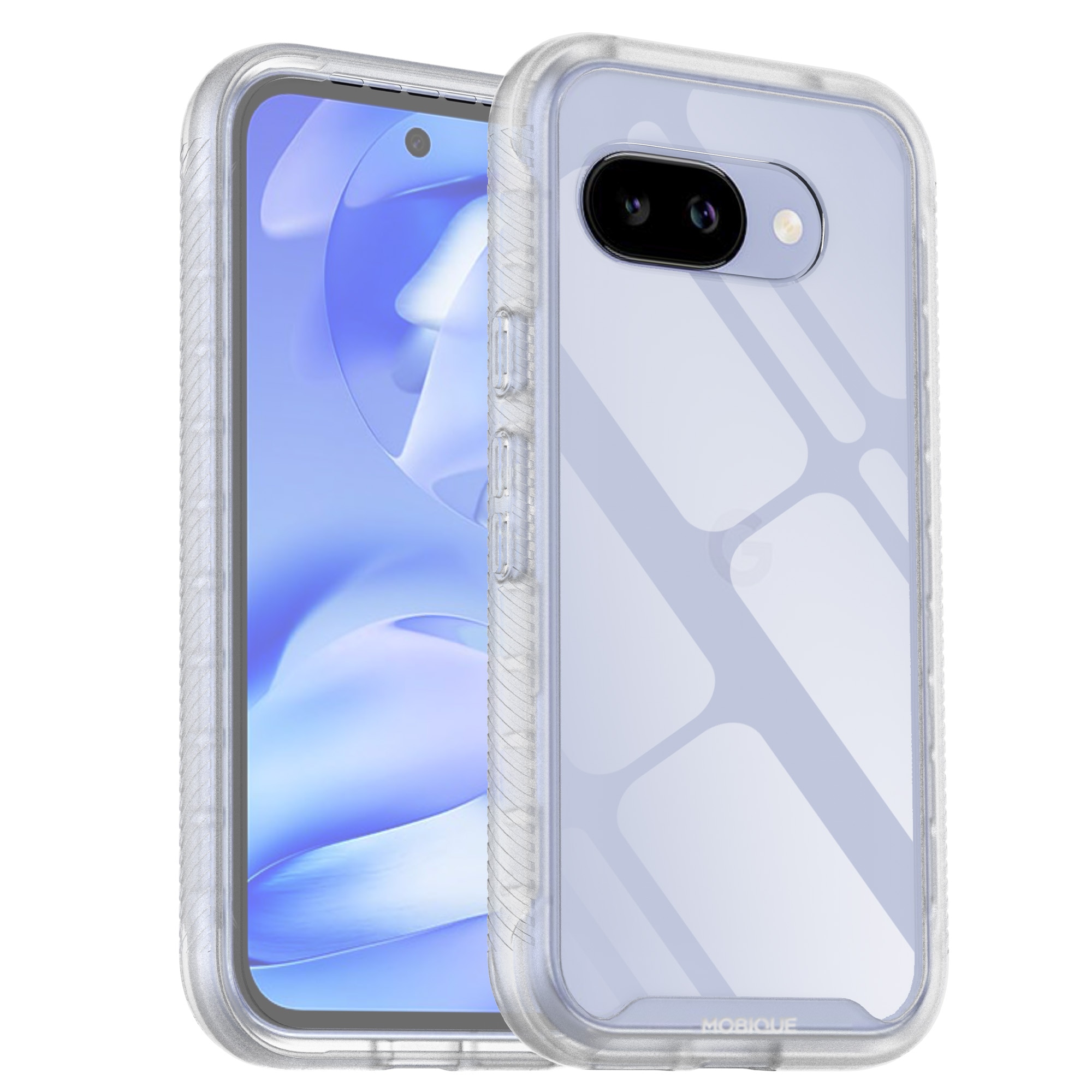 Full Protection Case Google Pixel 9a Gjennomsiktig