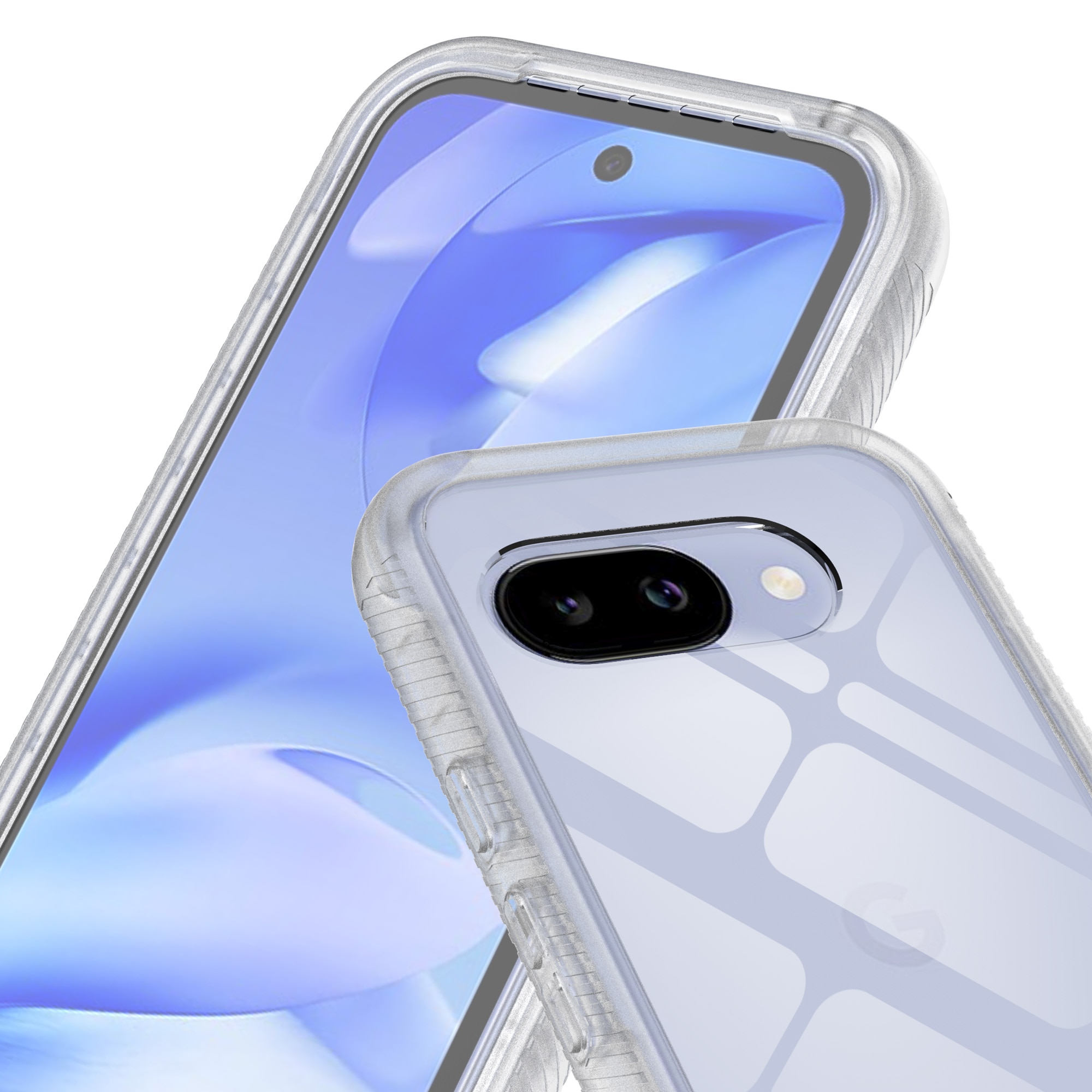 Full Protection Case Google Pixel 9a Gjennomsiktig