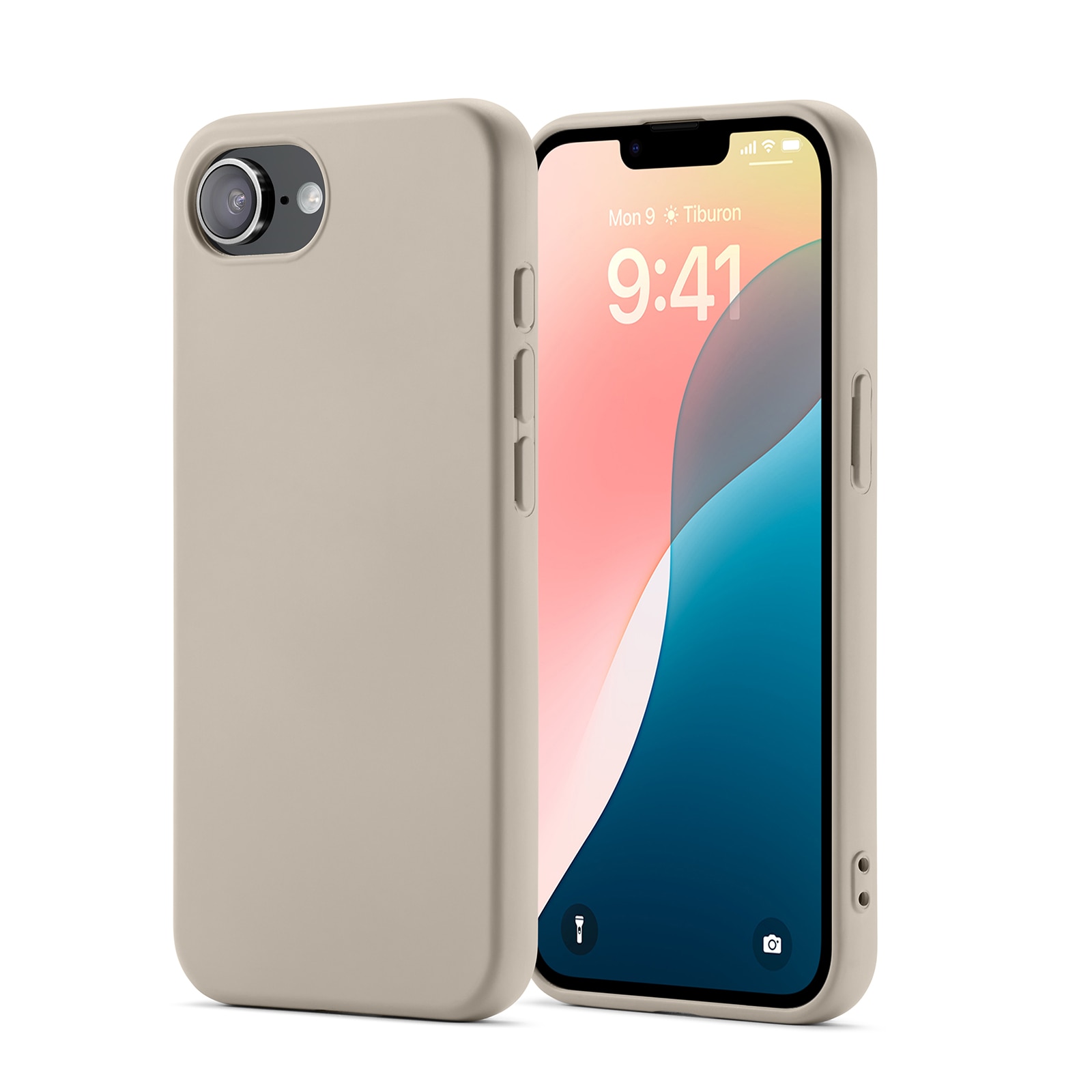 TPU Deksel iPhone 16e Beige