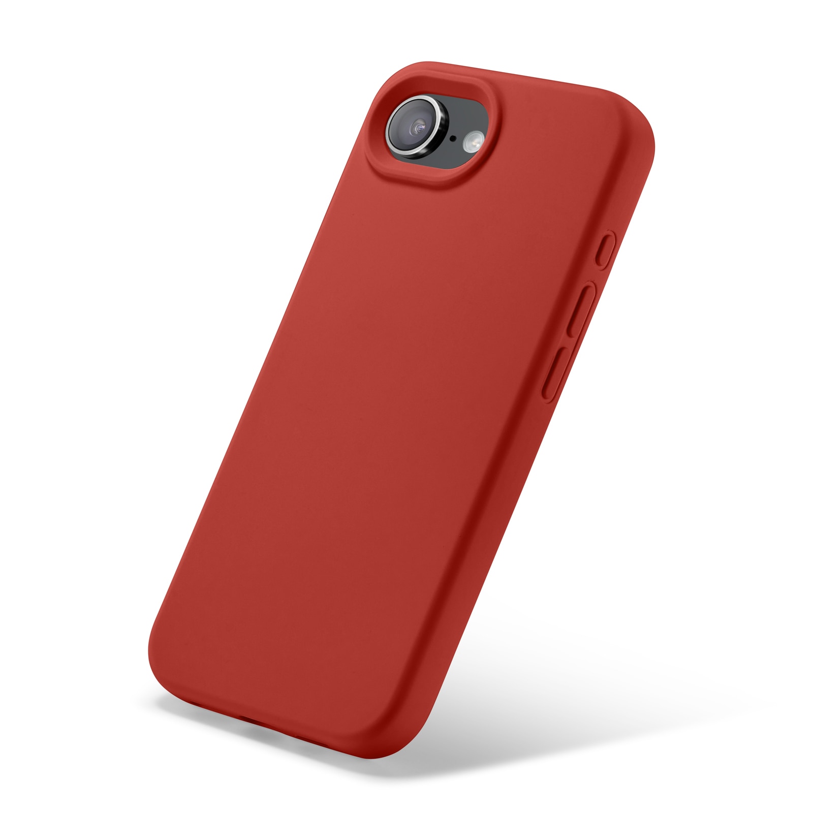 Magnetic Deksel Silikon iPhone 16e Lava Red