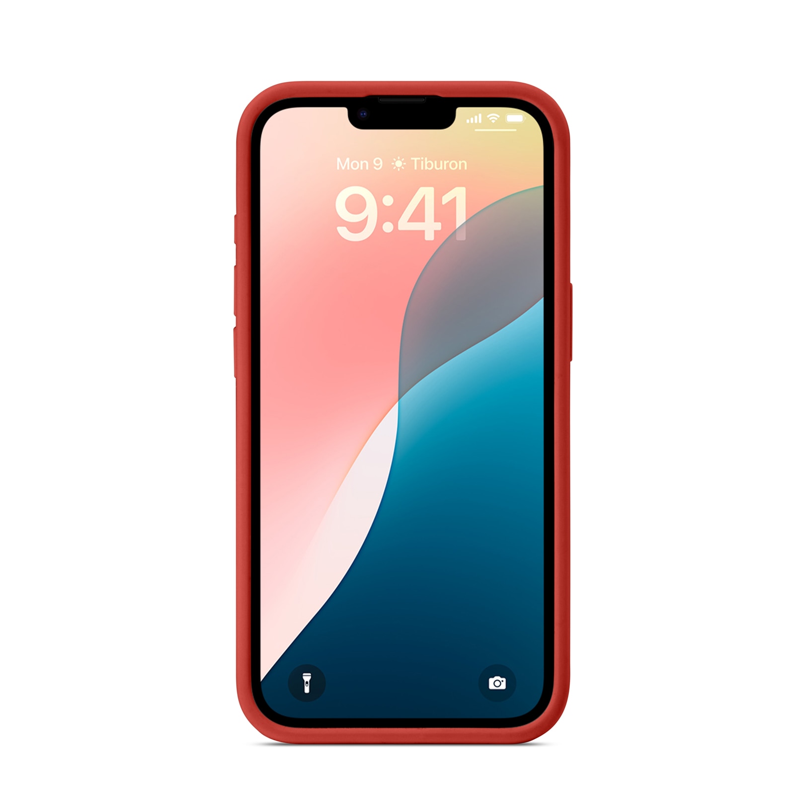 Magnetic Deksel Silikon iPhone 16e Lava Red