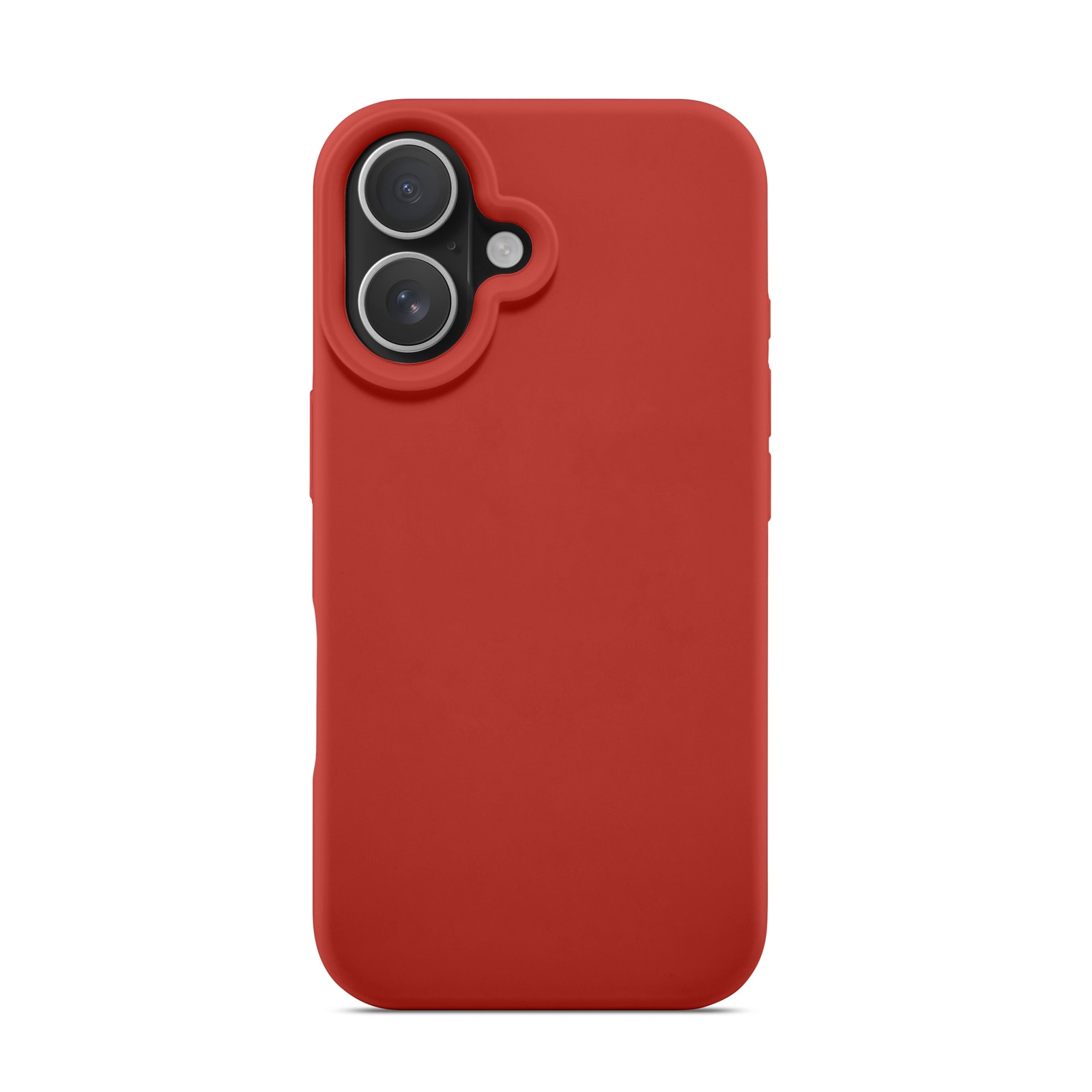 Magnetic Deksel Silikon iPhone 16 Lava Red