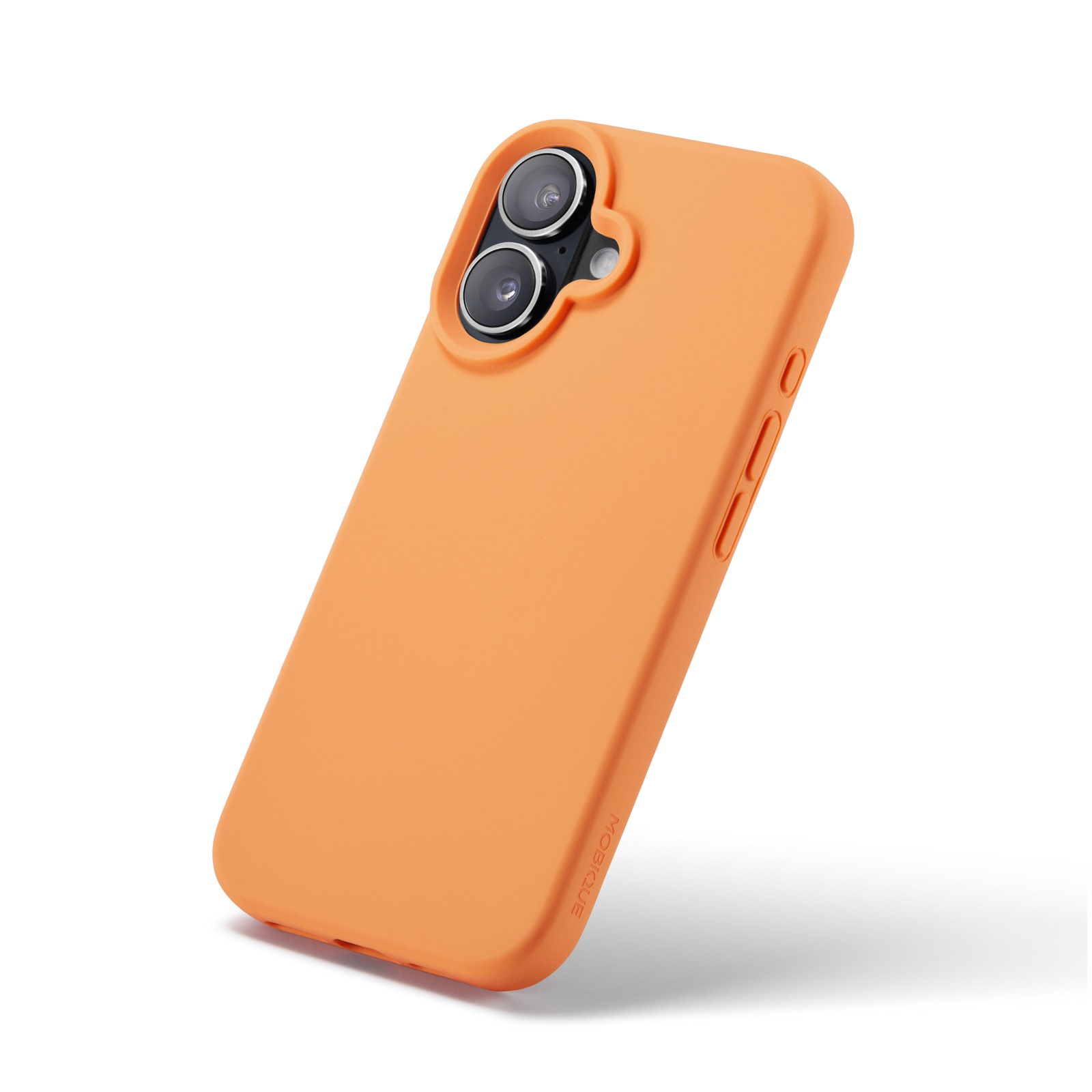 Magnetic Deksel Silikon iPhone 16 Solar Orange