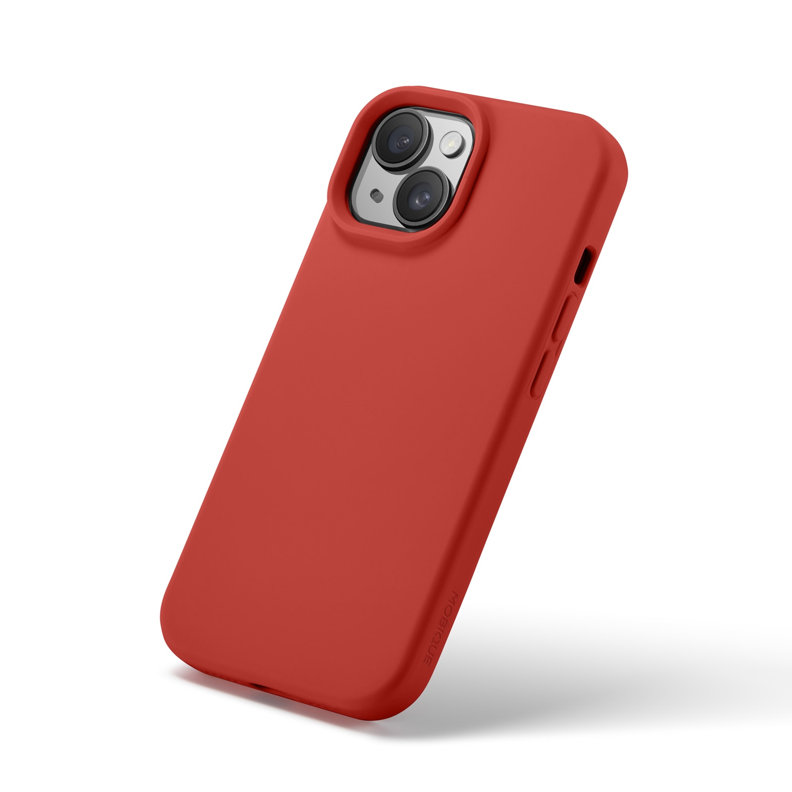 Magnetic Deksel Silikon iPhone 15 Lava Red