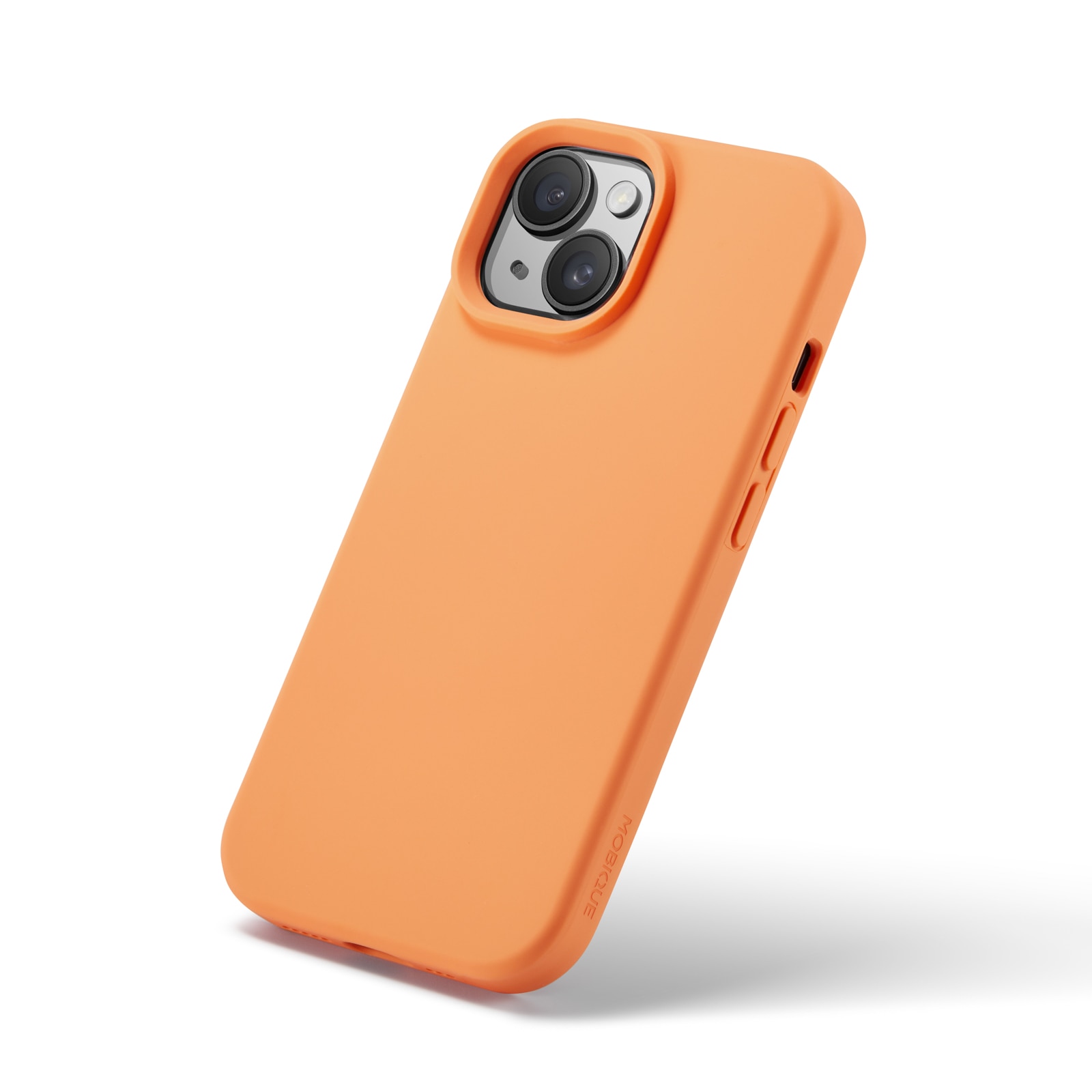 Magnetic Deksel Silikon iPhone 15 Solar Orange