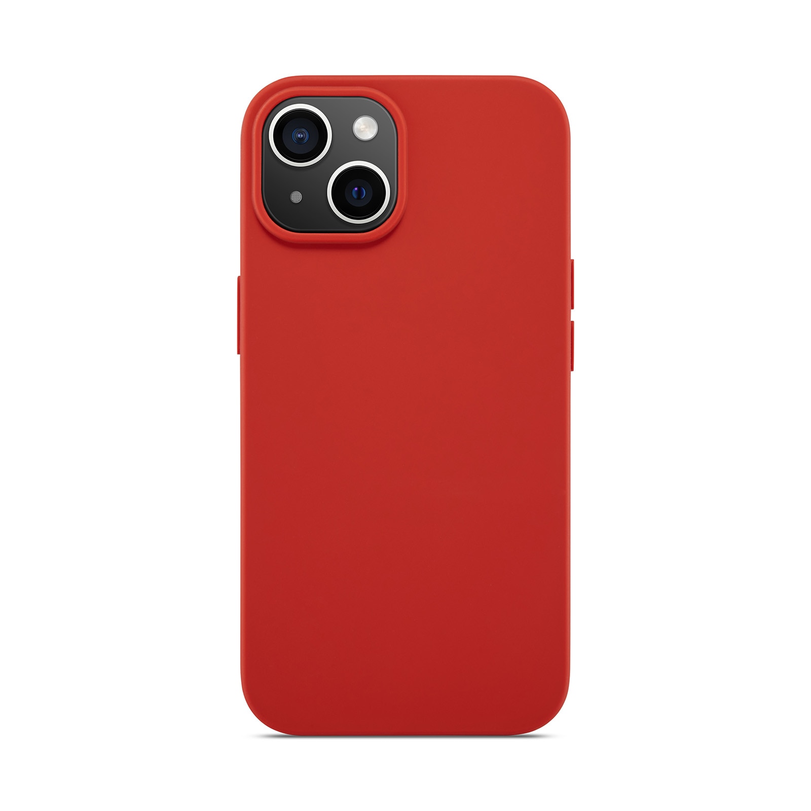 Magnetic Deksel Silikon iPhone 13 Lava Red