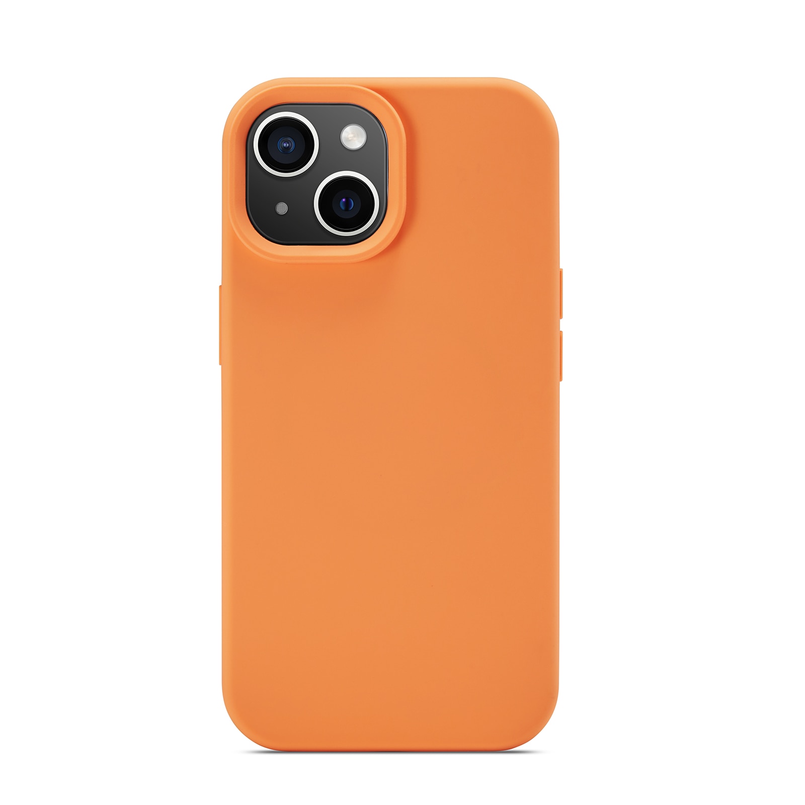 Magnetic Deksel Silikon iPhone 14 Solar Orange