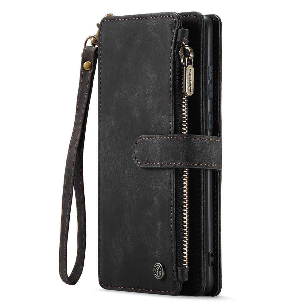 Zipper Wallet Samsung Galaxy A55 Svart