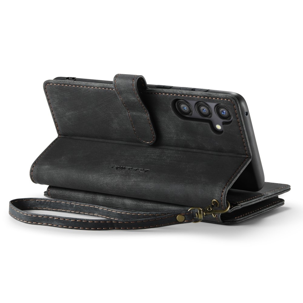 Zipper Wallet Samsung Galaxy A55 Svart