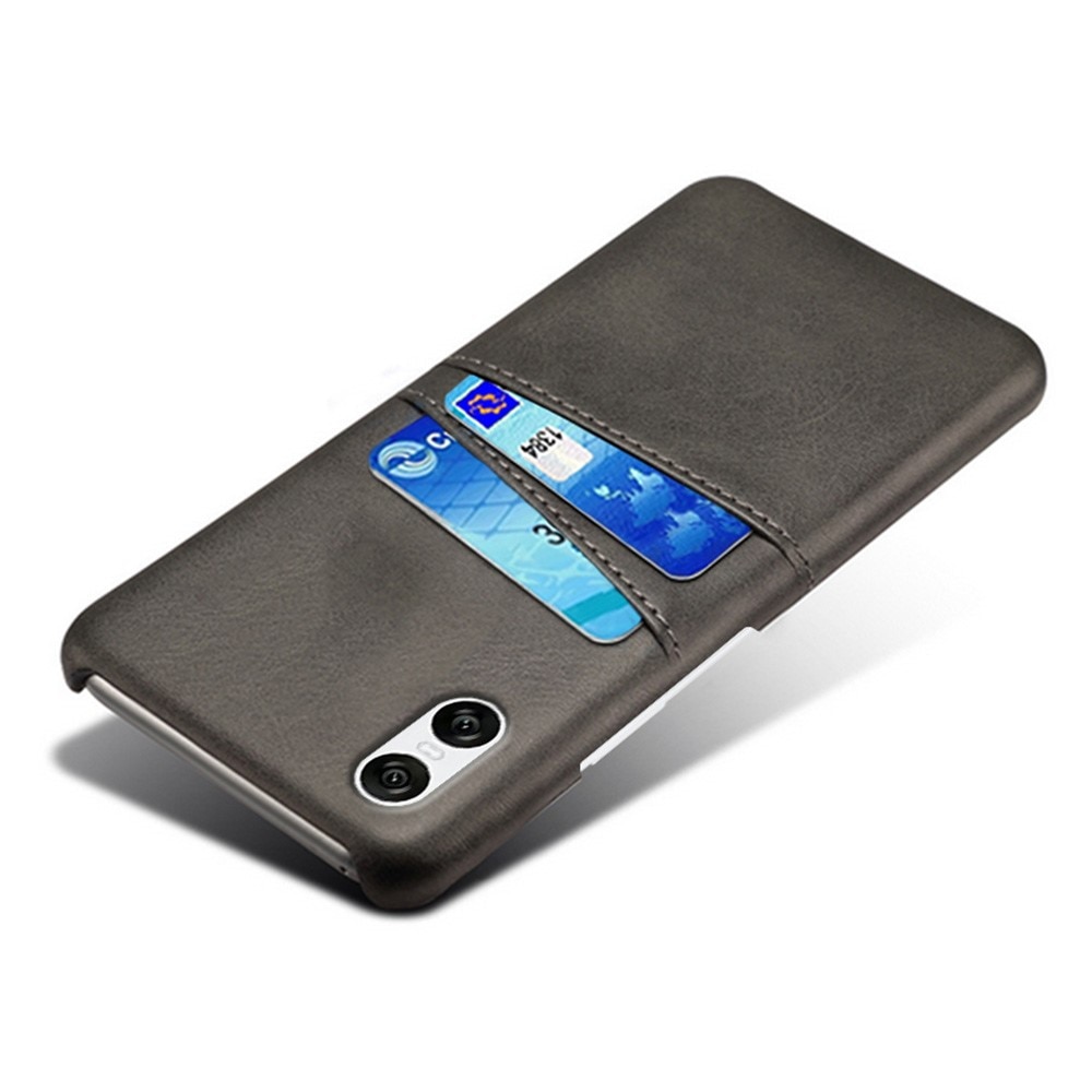 Card Slots Case Sony Xperia 10 VI Svart