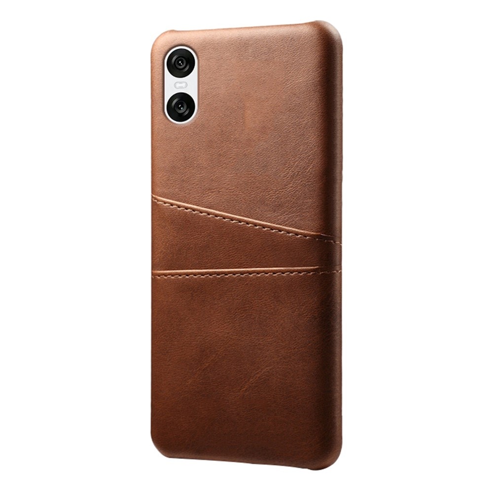 Card Slots Case Sony Xperia 10 VI Brun