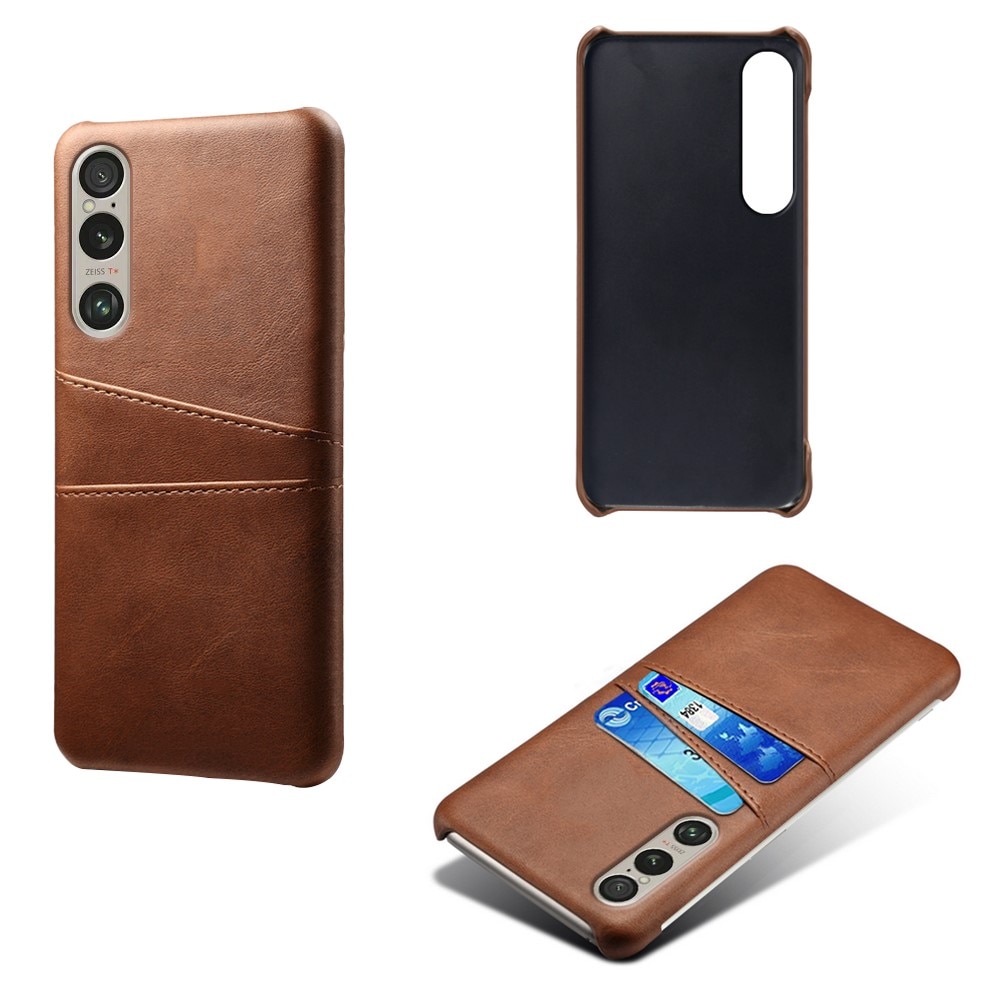 Card Slots Case Sony Xperia 1 VI Brun