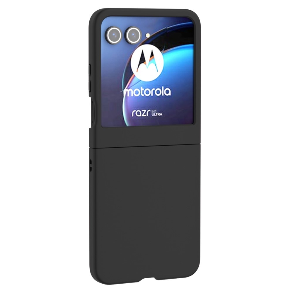 Hard Case Rubberized Motorola Razr 50 svart