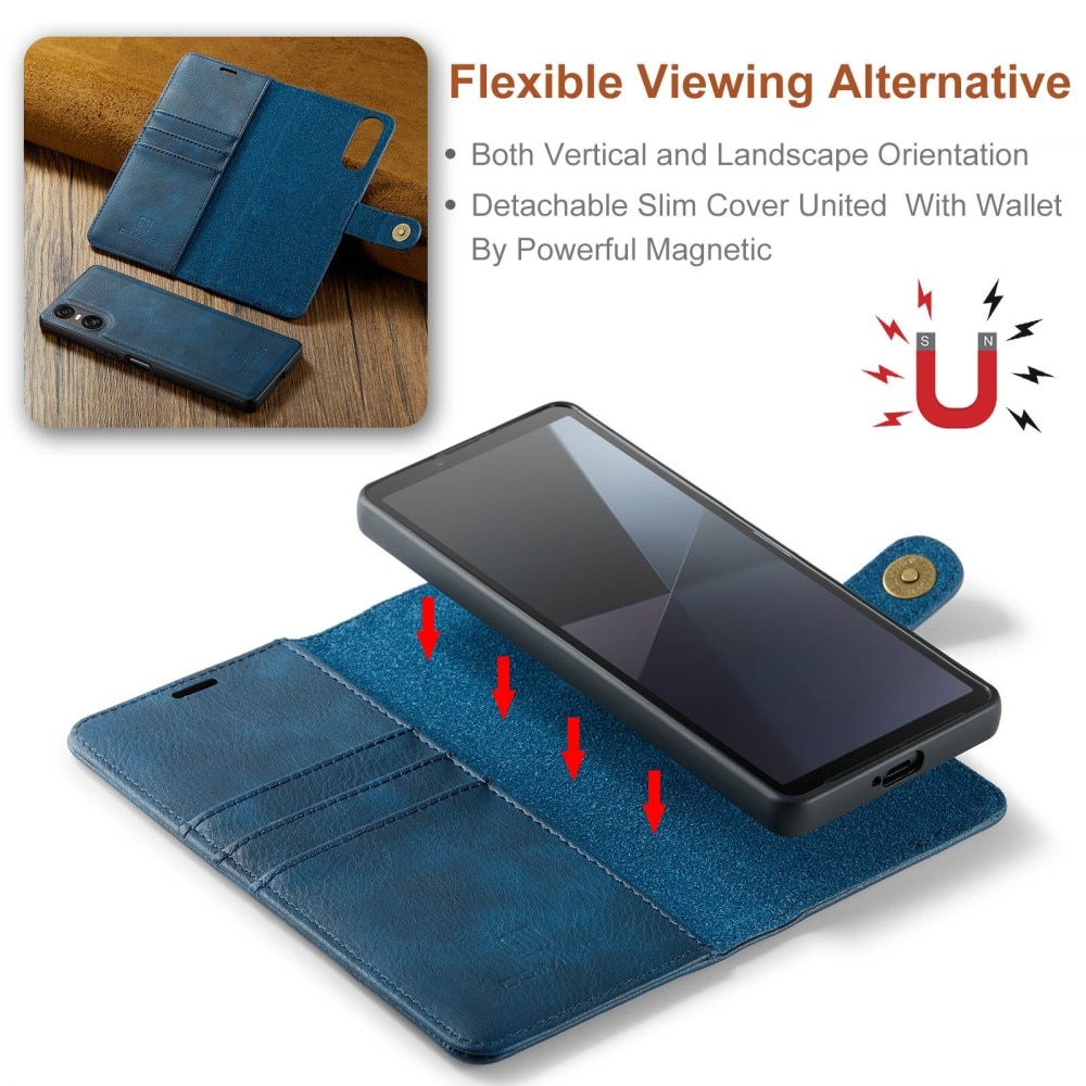 Magnet Wallet Sony Xperia 10 VI Blue