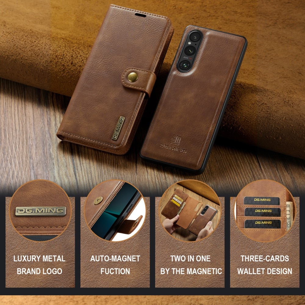 Magnet Wallet Sony Xperia 1 VI Cognac