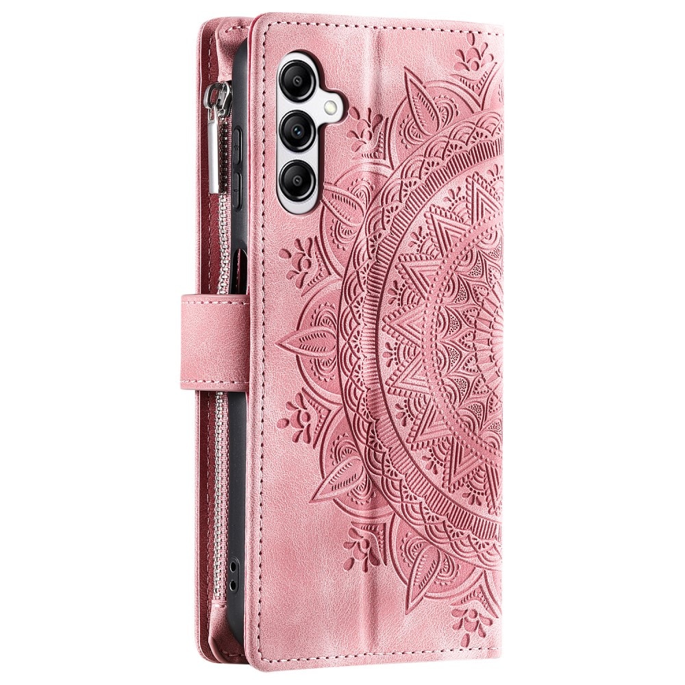 Lommebokveske Samsung Galaxy S24 FE Mandala rosa