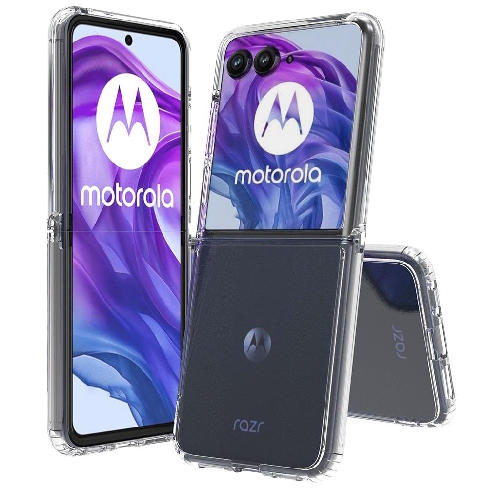 Hybriddeksel Motorola Razr 50 Ultra gjennomsiktig