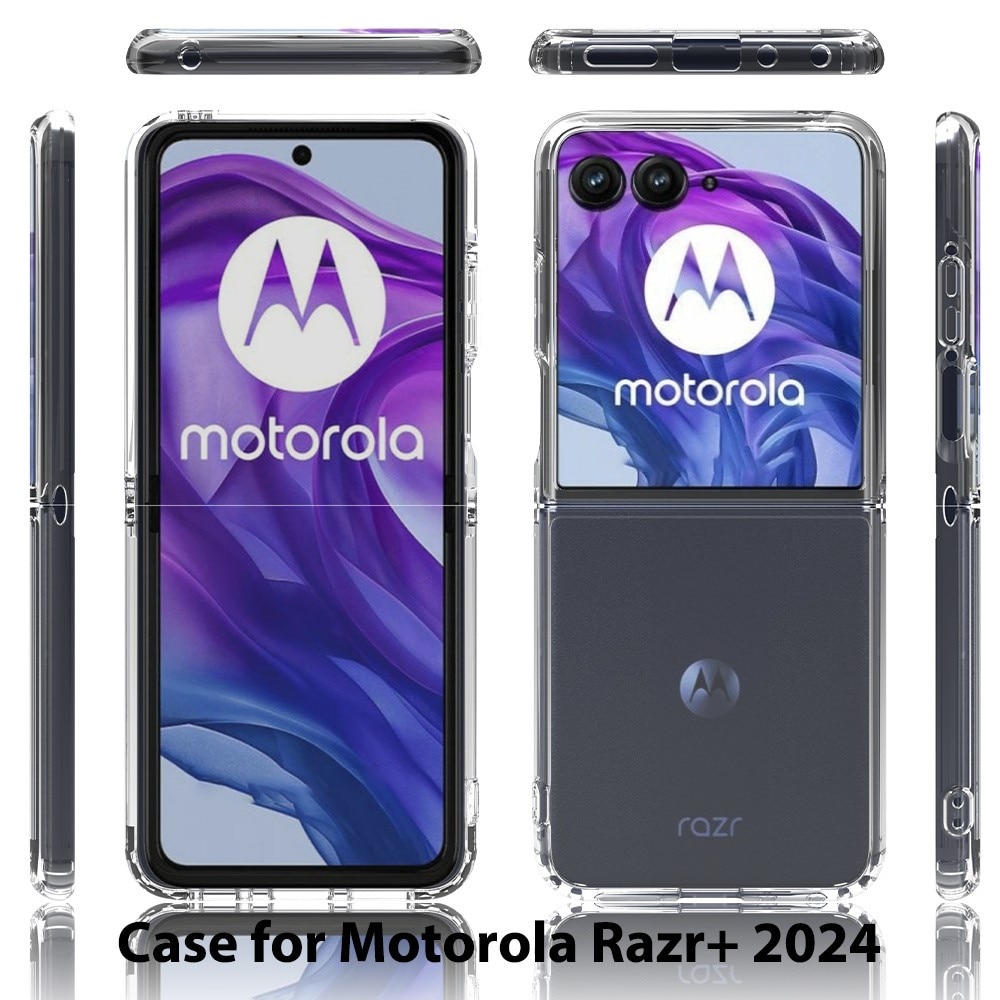 Hybriddeksel Motorola Razr 50 Ultra gjennomsiktig