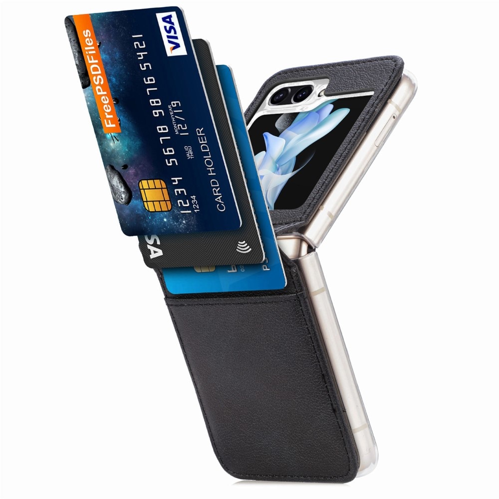 Slim Card Wallet Samsung Galaxy Z Flip 6 svart