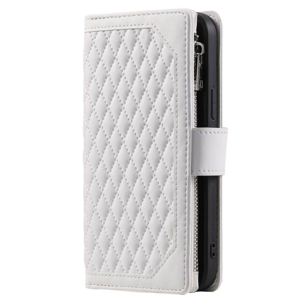 Lommebokveske iPhone 16 Quilted Hvit