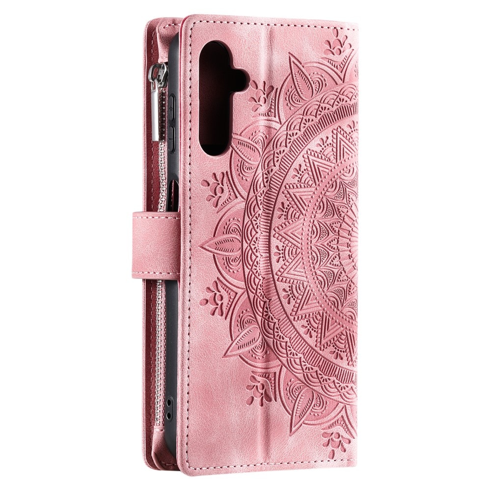 Lommebokveske Samsung Galaxy A16 Mandala rosa