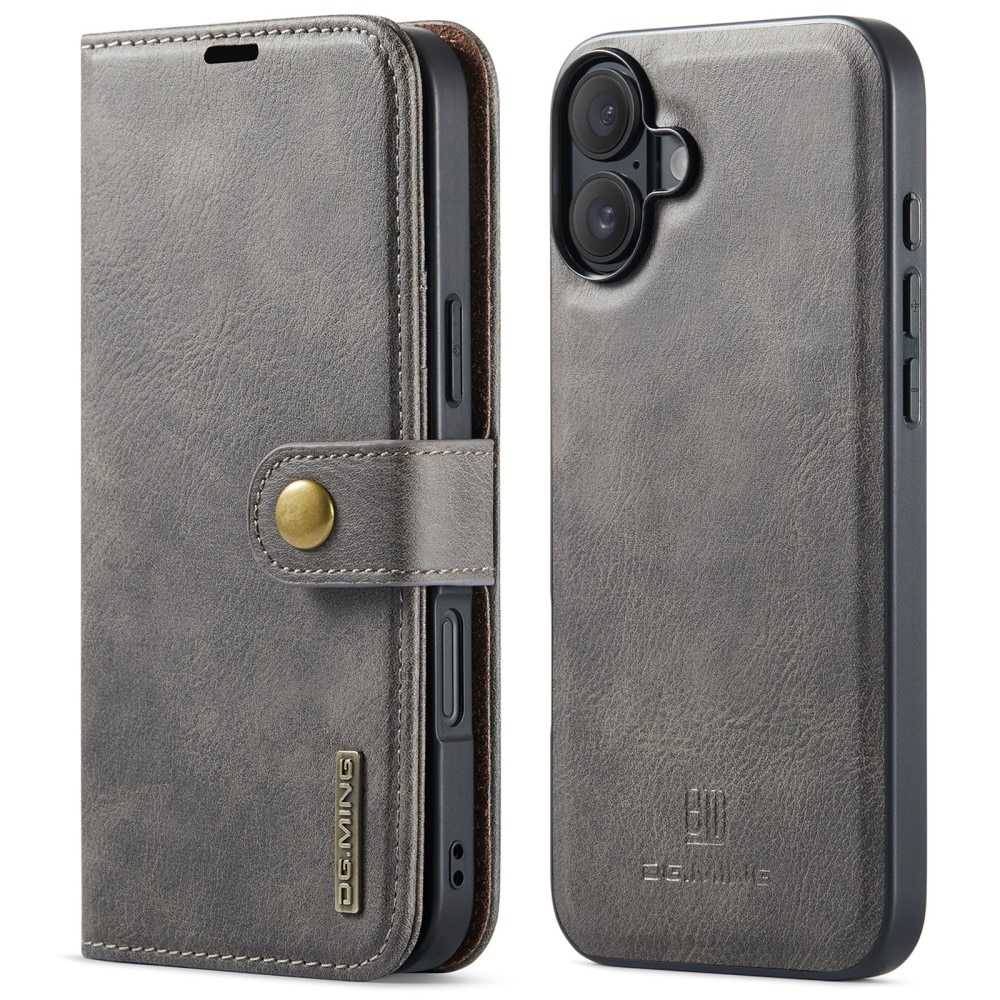 Magnet Wallet iPhone 16 Brown