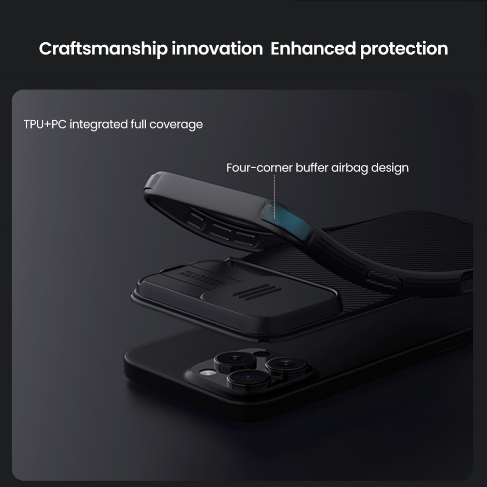 CamShield Deksel iPhone 16 Pro svart