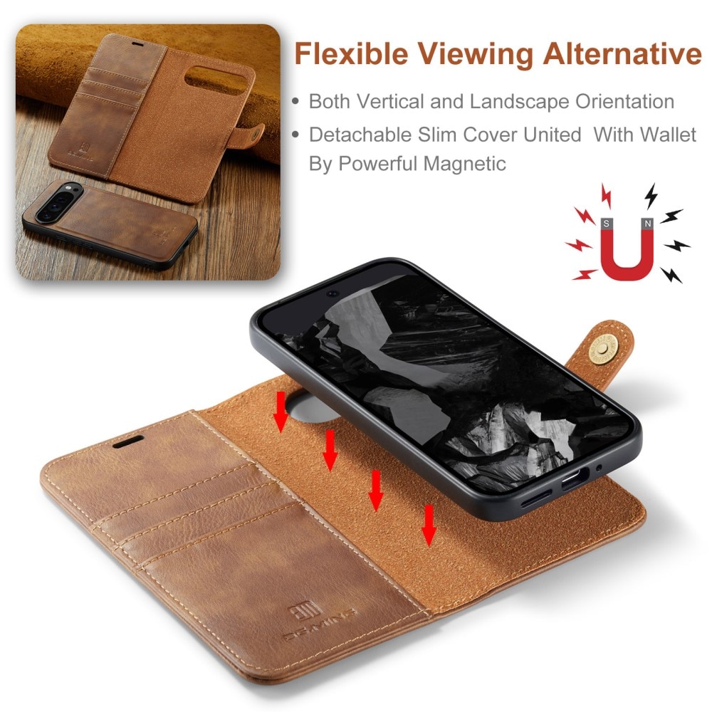 Magnet Wallet Google Pixel 9 Pro XL Cognac