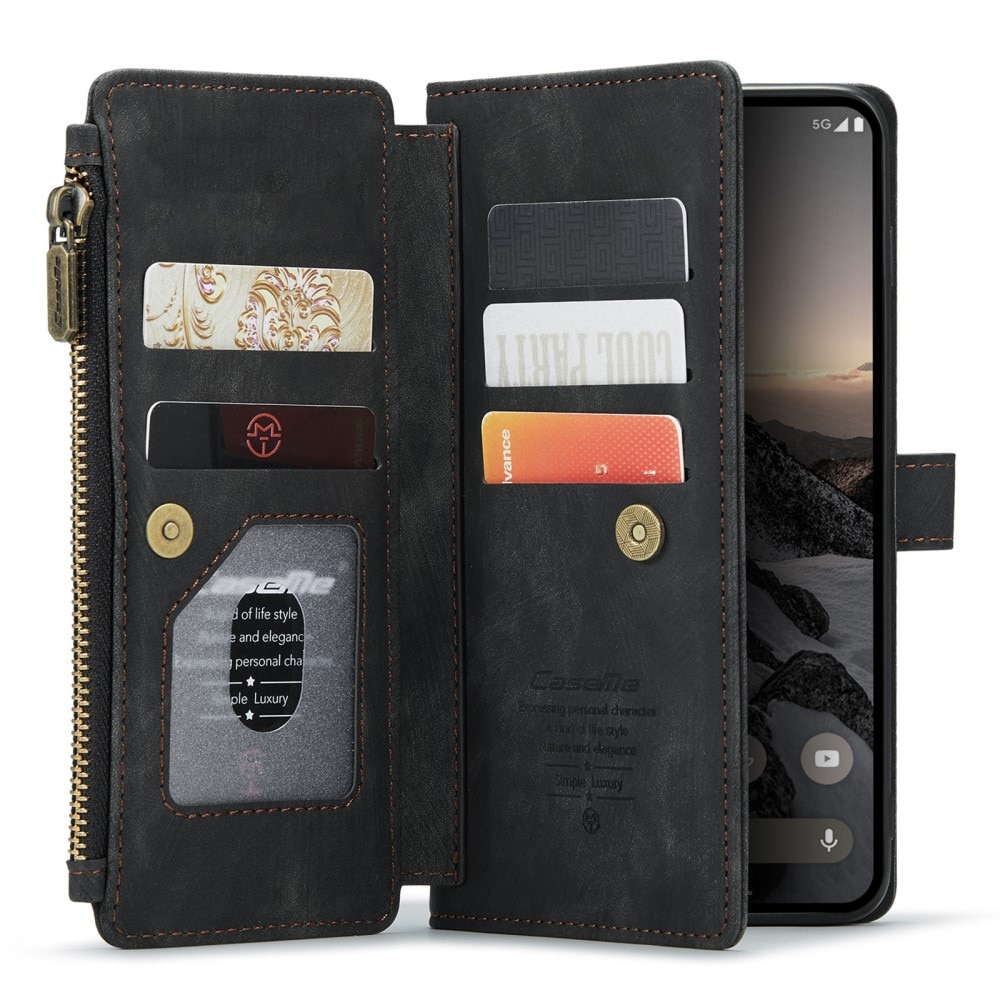 Zipper Wallet Google Pixel 9 Svart