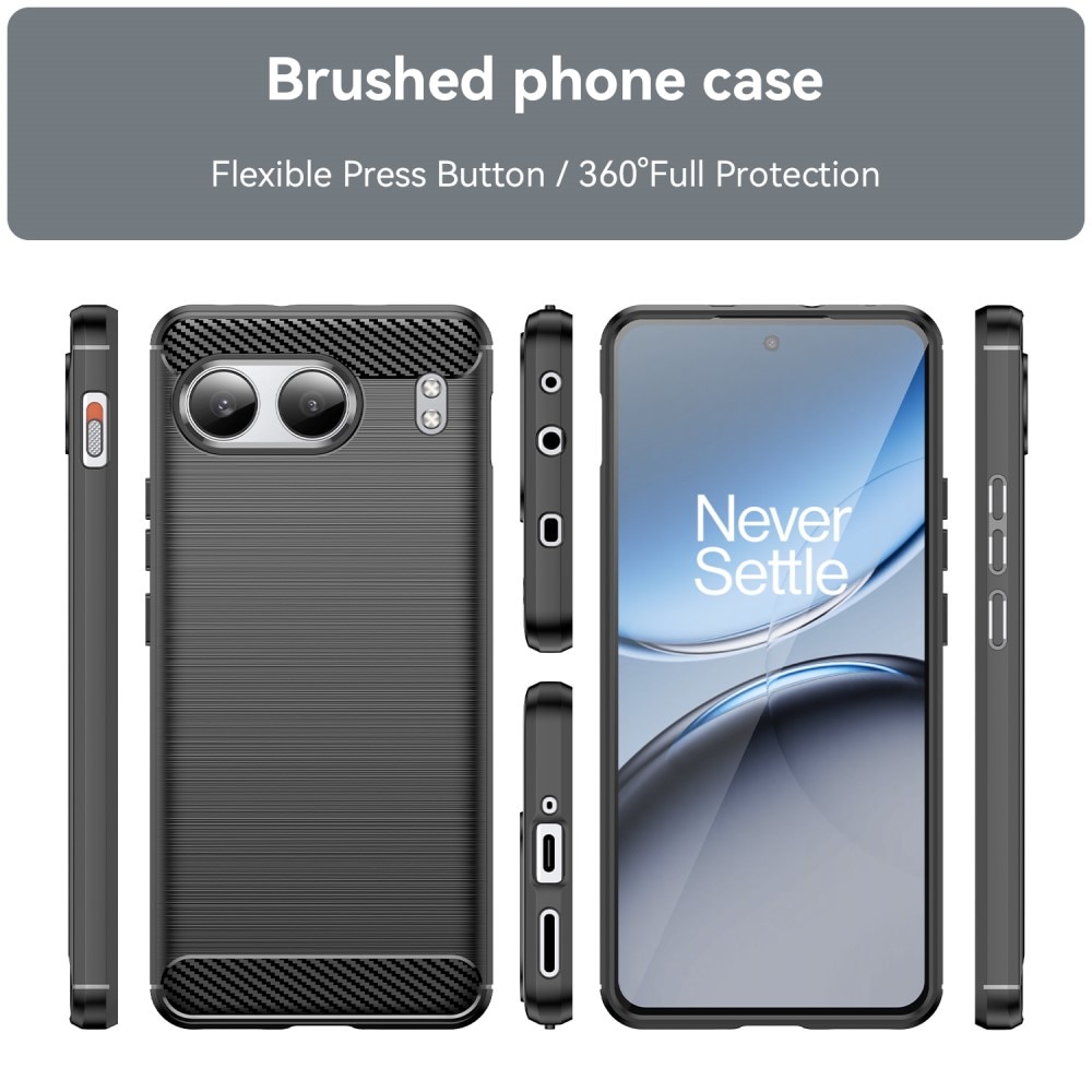 OnePlus Nord 4 Deksel TPU Brushed Black