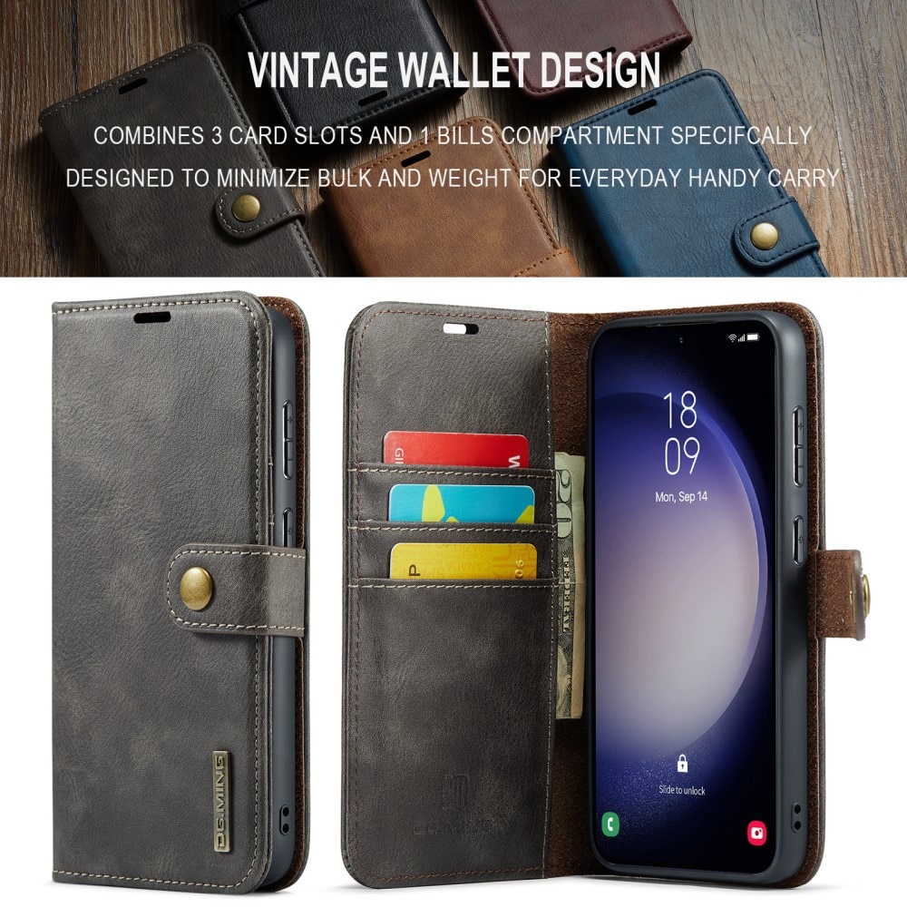 Magnet Wallet Samsung Galaxy S24 FE Brown