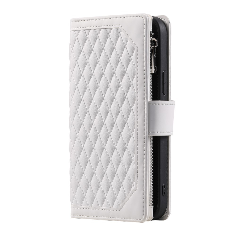 Lommebokveske Samsung Galaxy S25 Ultra Quilted Hvit