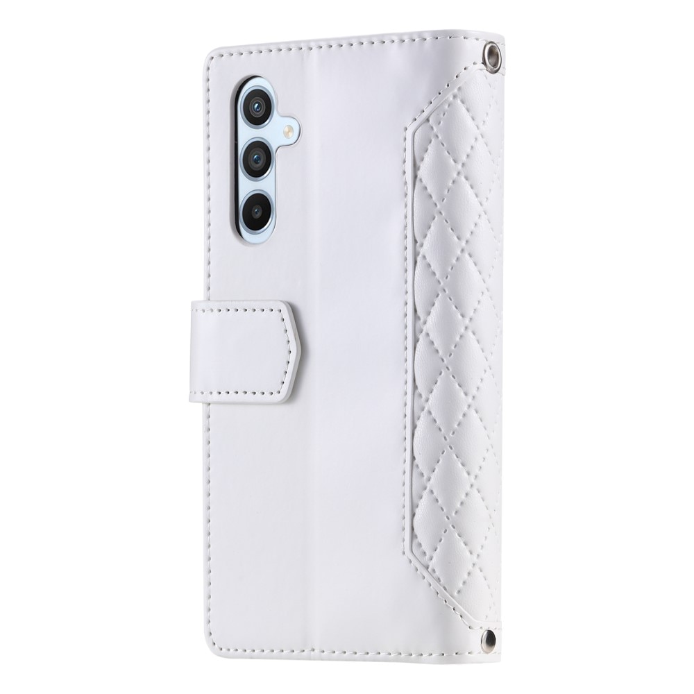 Lommebokveske Samsung Galaxy S25 Plus Quilted Hvit