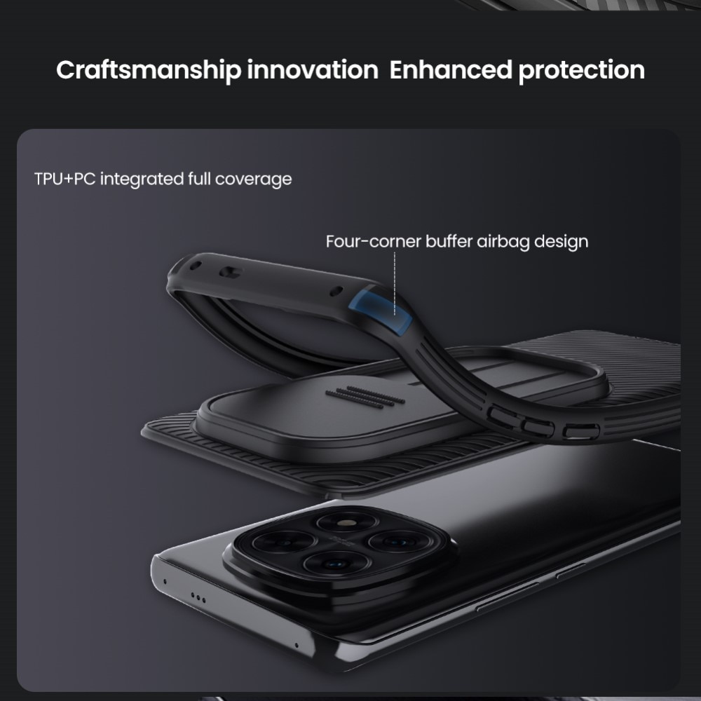 CamShield Deksel Xiaomi Redmi Note 14 Pro Plus svart