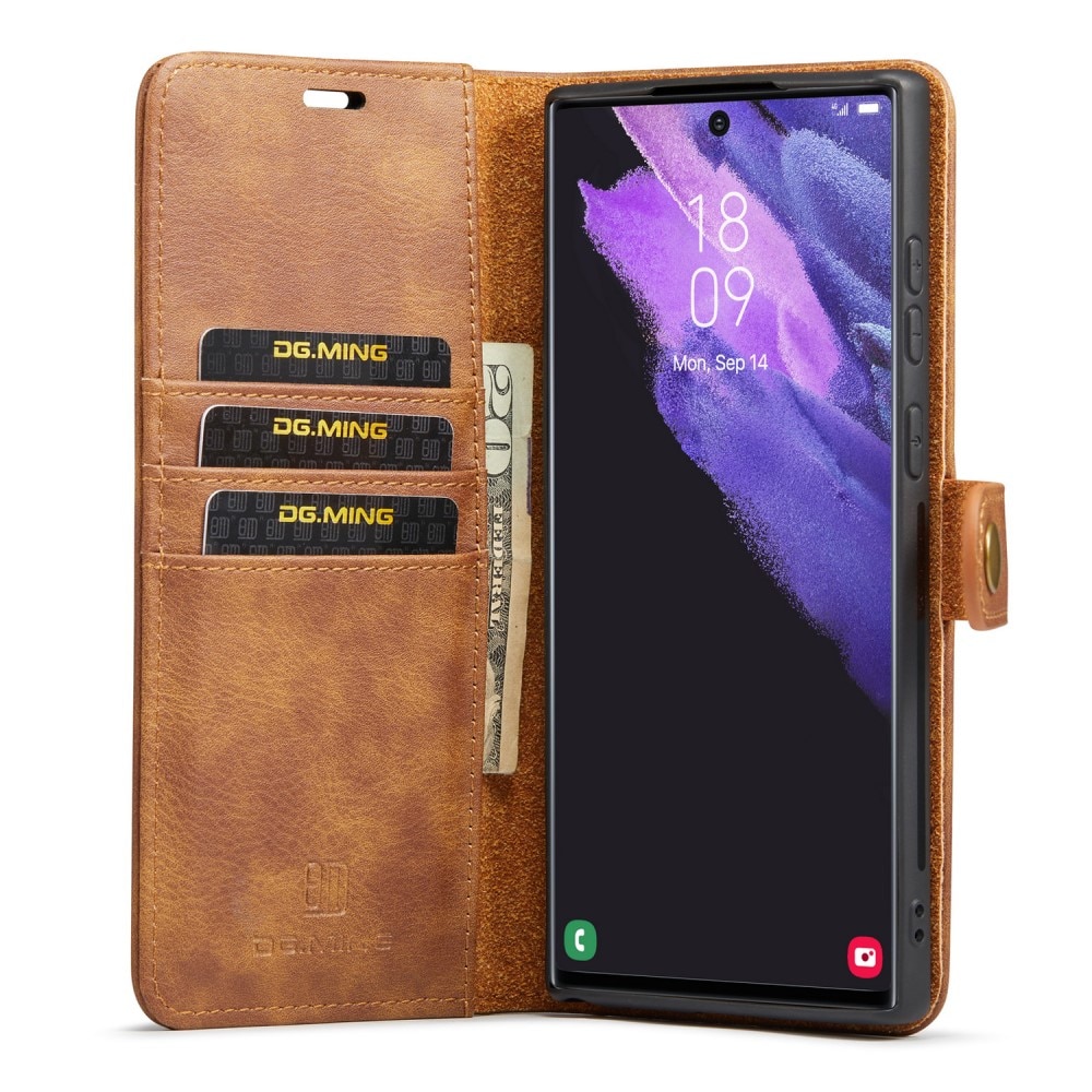 Magnet Wallet Samsung Galaxy S25 Ultra Cognac