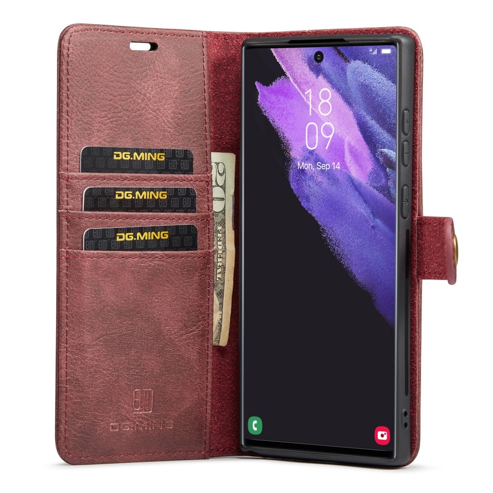 Magnet Wallet Samsung Galaxy S25 Ultra Red