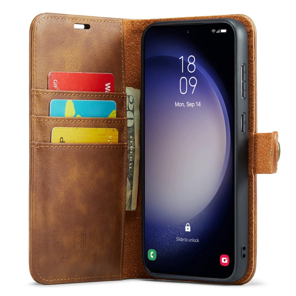 Magnet Wallet Samsung Galaxy A36 Cognac