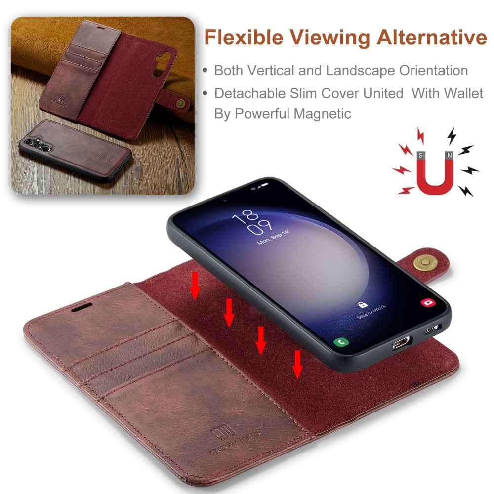 Magnet Wallet Samsung Galaxy A36 Red