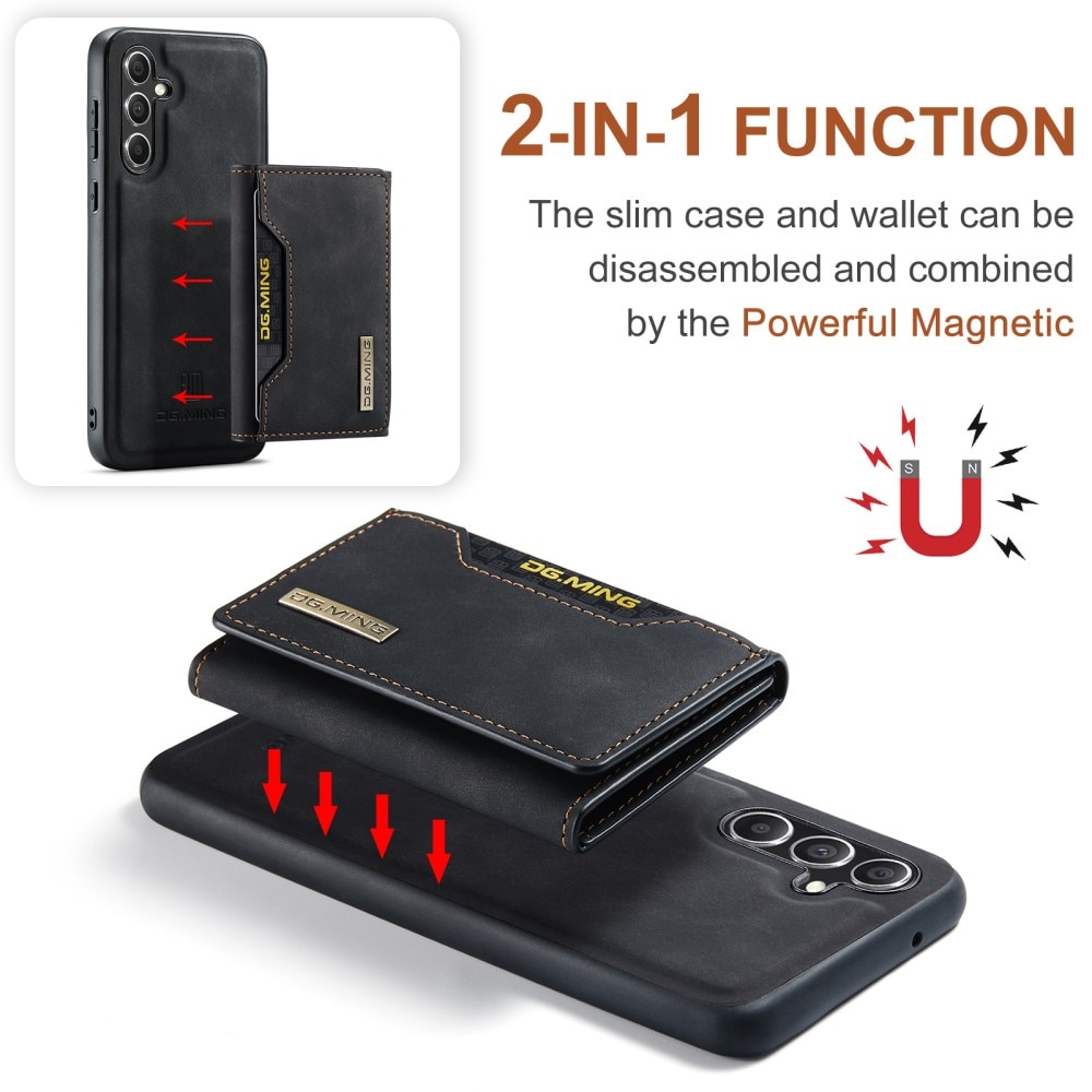 Magnetic Card Slot Case Samsung Galaxy S25 Black