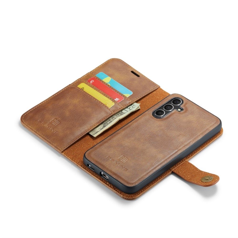 Magnet Wallet Samsung Galaxy S25 Cognac