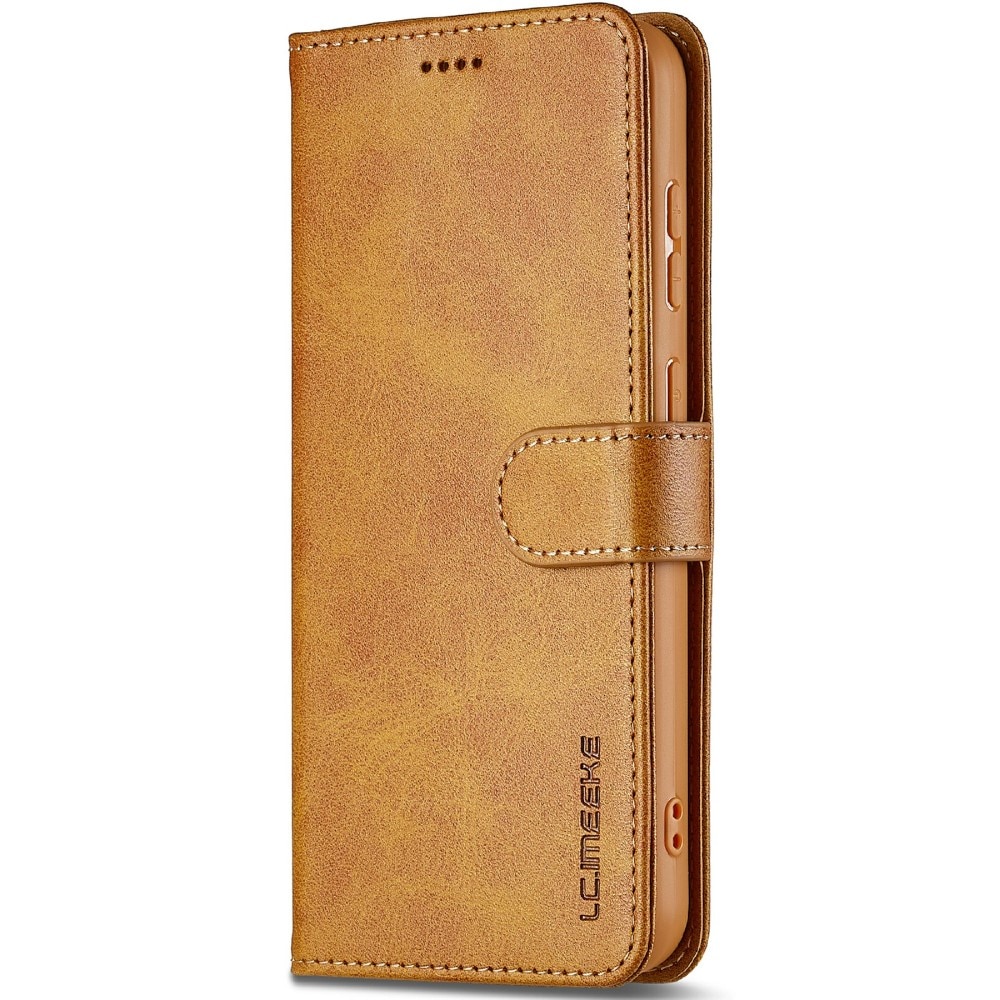 Lommebokdeksel Samsung Galaxy S25 cognac