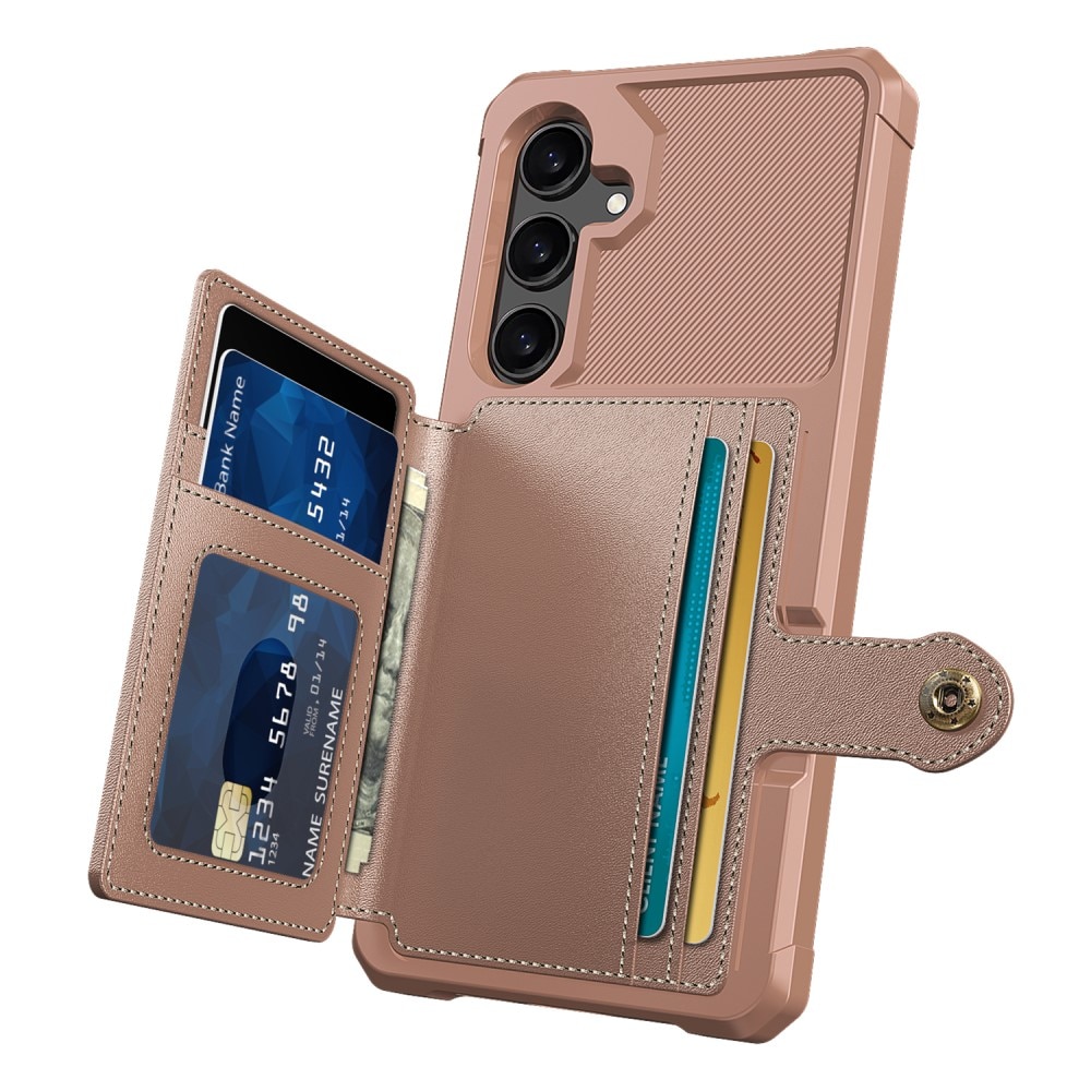 Tough Multi-slot Deksel Samsung Galaxy S25 Rosa