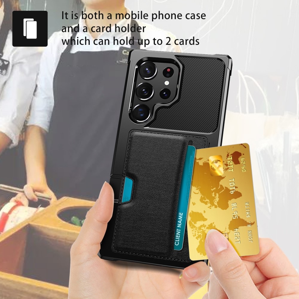 Tough Card Case Galaxy S25 Ultra svart