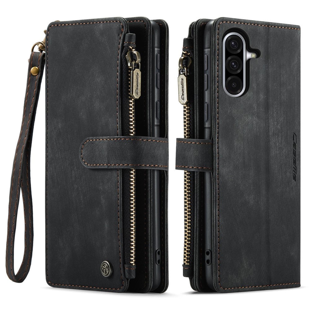 Zipper Wallet Samsung Galaxy A56 Svart