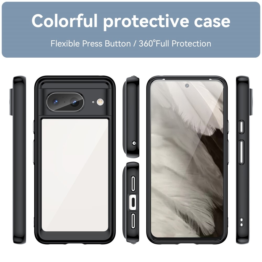 Crystal Hybrid Case Google Pixel 8 svart