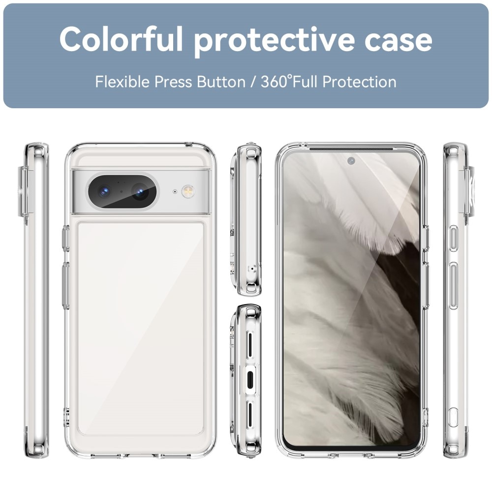 Crystal Hybrid Case Google Pixel 8 gjennomsiktig