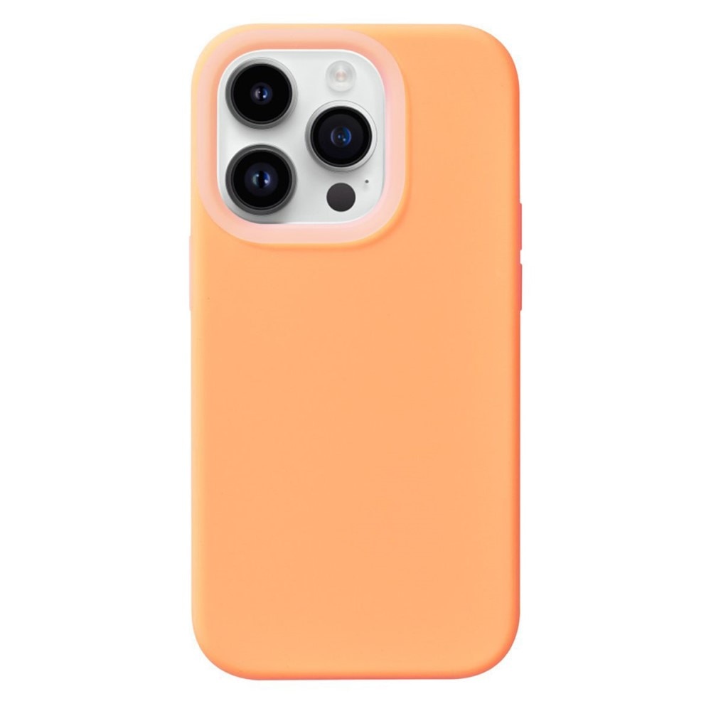 Deksel Silikon Jelly iPhone 15 Pro oransje