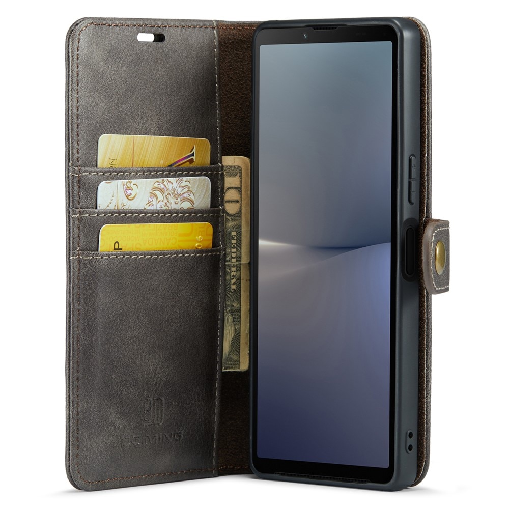 Magnet Wallet Sony Xperia 10 V Brown